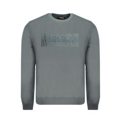 Bluza męska Napapijri B-Albula C. Szare bluzy nierozpinane męskie Napapijri, m, bez wzorów, bez ramiączek, bez kaptura. Za 279.99 zł.