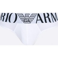 Emporio Armani Underwear - Slipy. Białe slipki męskie Emporio Armani, m, bez wzorów, z bawełny. W wyprzedaży za 99.90 zł.