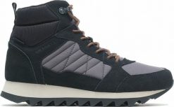 Buty trekkingowe męskie Merrell Alpine Sneaker Mid WP 2 czarne r. 41 1/2. Czarne buty trekkingowe męskie Merrell, bez wzorów, bez zapięcia. Za 396.99 zł.