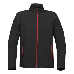 Męska Kurtka Soft Shell Orbiter. Czarne kurtki męskie STORMTECH, l, bez wzorów, sportowe, bez ramiączek, bez kaptura. Za 259.99 zł.
