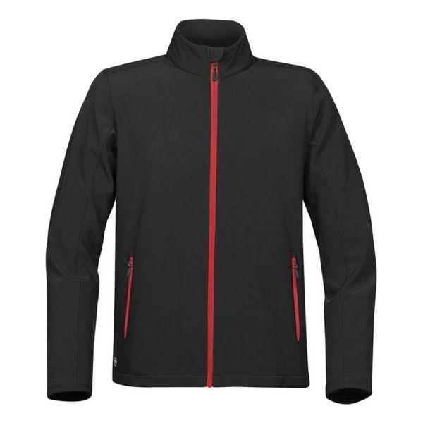 Męska Kurtka Soft Shell Orbiter. Czarne kurtki męskie STORMTECH, m, bez wzorów, sportowe, bez ramiączek, bez kaptura. Za 274.99 zł.