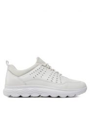 Geox Sneakersy U Spherica U45BYC 00043 C1000 Biały. Białe buty sportowe na co dzień męskie Geox, m, bez wzorów, ze skóry, bez ramiączek, bez kaptura. Za 649.99 zł.
