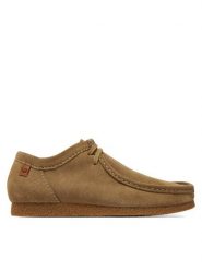 Clarks Mokasyny Shacre Ii Run 26159434 Brązowy. Brązowe buty do biegania męskie Clarks, ze skóry, bez zapięcia. Za 389.99 zł.