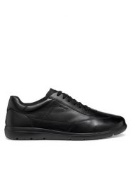 Geox Sneakersy U Leitan U563QA 00085 C9999 Czarny. Czarne buty sportowe na co dzień męskie Geox, m, bez wzorów, ze skóry, bez ramiączek, bez kaptura. Za 289.99 zł.