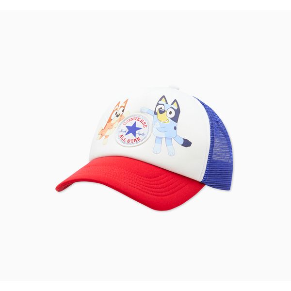 Czapka z daszkiem Converse Cam Bluey. Białe czapki męskie Converse, bez wzorów. Za 119.50 zł.