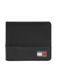 Tommy Jeans Portfel Tjm Heritage Cc Wallet AM0AM13865 Czarny. Czarne portfele męskie Tommy Jeans, bez wzorów, z jeansu. Za 229.99 zł.