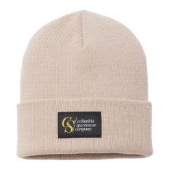 Czapka zimowa Columbia City Trek Heavyweight. Brązowe czapki męskie Columbia, na zimę, bez wzorów, sportowe. Za 92.99 zł.
