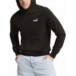Bluza na co dzień Męska Puma Z Kapturem Kangurka Sportowa. Czarne bluzy nierozpinane męskie Puma, m, bez wzorów, z kapturem. Za 229.00 zł.