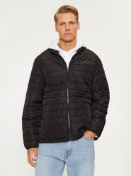 Sprandi Kurtka puchowa SP3-KUM050 Czarny Regular Fit. Czarne kurtki męskie Sprandi, m, bez wzorów, z puchu, bez ramiączek, bez kaptura. Za 199.99 zł.