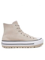 Converse Trampki Chuck Taylor All Star City Trek Suede A11455C Beżowy. Brązowe trampki męskie Converse, bez wzorów, ze skóry, retro, bez zapięcia. Za 289.99 zł.