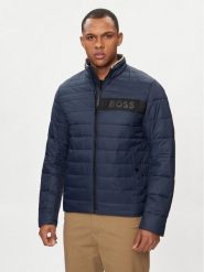 Boss Kurtka przejściowa Darolus 50464308 Granatowy Regular Fit. Niebieskie kurtki męskie Boss, m, bez wzorów, z syntetyku, bez ramiączek, bez kaptura. Za 899.99 zł.