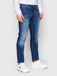 Tommy Jeans Jeansy Scanton DM0DM09549 Niebieski Slim Fit. Niebieskie jeansy męskie Tommy Jeans, bez wzorów, z bawełny. Za 349.99 zł.