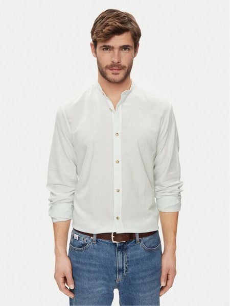 Jack & Jones Koszula Summer 12248385 Zielony Comfort Fit. Zielone koszule męskie Jack & Jones, m, bez wzorów, z bawełny, bez kołnierzyka, bez ramiączek. Za 119.99 zł.