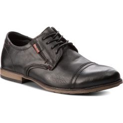 Półbuty SERGIO BARDI - Carpineti SS127307618SN 401. Czarne eleganckie półbuty męskie Sergio Bardi, z materiału, klasyczne. W wyprzedaży za 139.00 zł.