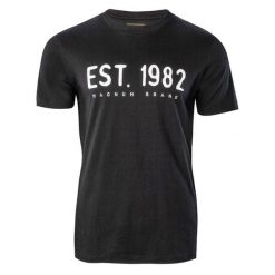 Koszulka męska Magnum Ellib - czarna, Rozmiar L. Czarne t-shirty męskie MAGNUM, l, bez wzorów, z bawełny, bez kołnierzyka, bez ramiączek. Za 44.99 zł.