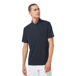 Koszulka Polo Męska Oakley Divisional UV II T-shirt. Czarne koszulki polo męskie Oakley, m, bez wzorów, sportowe, bez kołnierzyka, bez ramiączek. Za 88.99 zł.
