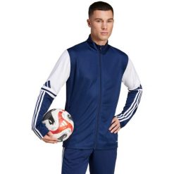 Bluza męska adidas Squadra 25 Training. Białe bluzy nierozpinane męskie ADIDAS, m, bez wzorów, sportowe, bez ramiączek, bez kaptura. Za 149.00 zł.
