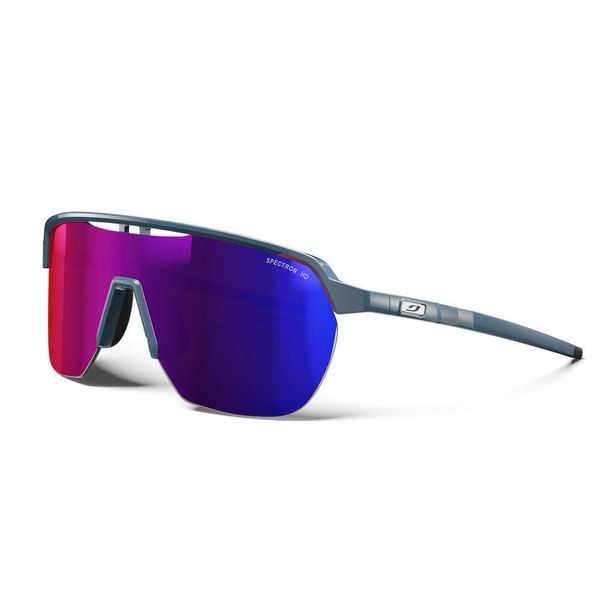 Okulary rowerowe JULBO FREQUENCY czarny Cat 3 HD. Niebieskie okulary przeciwsłoneczne męskie JULBO, bez wzorów, sportowe. Za 511.99 zł.