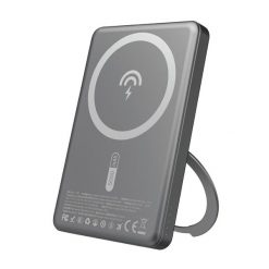 Powerbank Dudao k28s 20w pd 5000mah z magsafe i podstawką. Szare powerbanki Dudao. Za 99.00 zł.