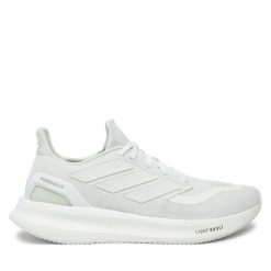 Buty do biegania adidas. Białe buty do biegania męskie ADIDAS, bez wzorów, bez zapięcia, do biegania. Za 429.99 zł.
