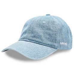 Czapka z daszkiem Levi's®. Niebieskie czapki męskie bez wzorów. Za 109.99 zł.