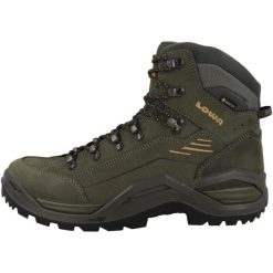 Buty trekkingowe męskie Lowa Renegade Evo Mid Gtx. Zielone buty trekkingowe męskie Lowa, bez wzorów, z materiału, bez zapięcia. Za 1,066.00 zł.