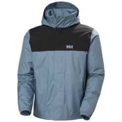 Kurtka wodoodporna Helly Hansen Vancouver. Niebieskie kurtki męskie Helly Hansen, na lato, m, bez wzorów, bez ramiączek, bez kaptura. Za 658.50 zł.