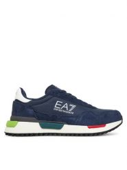EA7 Emporio Armani Sneakersy 7X000380 AF19175 MZ230 Granatowy. Niebieskie buty sportowe na co dzień męskie EA7 Emporio Armani, m, bez wzorów, z materiału, bez ramiączek, bez kaptura. Za 539.99 zł.