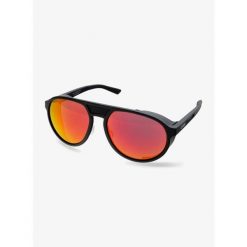 Okulary przeciwsłoneczne Uvex MTN Classic Pure - black/mirror red/supravision. Czarne okulary przeciwsłoneczne męskie Uvex, bez wzorów, sportowe. Za 414.52 zł.
