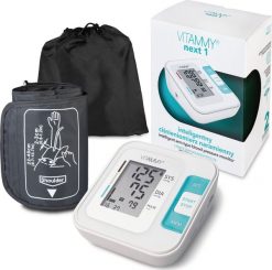 Ciśnieniomierz Vitammy VITAMMY NEXT 1 Ciśnieniomierz naramienny z mankietem 22-40cm, zasilany USB, idealny do domu. Ciśnieniomierze VITAMMY. Za 90.99 zł.