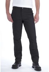 Spodnie Carhartt Stretch Duck Double Front Black. Czarne długie spodnie sportowe męskie Carhartt, bez wzorów. Za 334.28 zł.