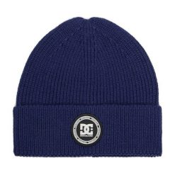 Czapka DC Shoes. Niebieskie czapki męskie DC Shoes, na zimę, bez wzorów. Za 69.99 zł.