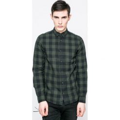 Produkt by Jack & Jones - Koszula Graham. Szare koszule męskie PRODUKT by Jack & Jones, w kratkę, z bawełny, button down, z długim rękawem. W wyprzedaży za 79.90 zł.