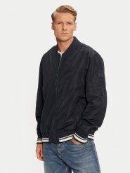 Mustang Kurtka bomber Limon 1015603 Granatowy Regular Fit. Niebieskie kurtki męskie Mustang, l, bez wzorów, z syntetyku, bez ramiączek, bez kaptura. Za 319.99 zł.