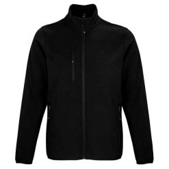 Męska Kurtka Soft Shell Falcon. Czarne kurtki męskie SOL'S, m, bez wzorów, sportowe, bez ramiączek, bez kaptura. Za 228.99 zł.