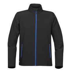 Męska Kurtka Soft Shell Orbiter. Czarne kurtki męskie STORMTECH, m, bez wzorów, sportowe, bez ramiączek, bez kaptura. Za 259.99 zł.