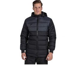 Joma Urban II Anorak Czarny. Czarne kurtki treningowe męskie Joma, bez wzorów, rowerowe. Za 415.99 zł.