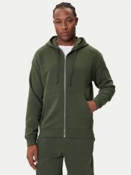 HUGO Bluza Dapozip 50548651 Zielony Relaxed Fit. Zielone bluzy rozpinane męskie Hugo, m, bez wzorów, z bawełny, bez ramiączek, bez kaptura. Za 469.99 zł.