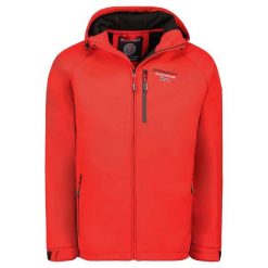 Kurtka softshell męska Geographical Norway TAKITO RED DB MEN 009, czerwona. Czerwone kurtki softshell męskie Geographical Norway, m, bez wzorów, z elastanu, trekkingowe. Za 209.00 zł.