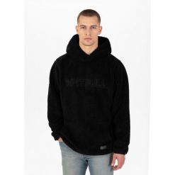 Bluza męska Pitbull z kapturem Aragon. Czarne bluzy nierozpinane męskie PITBULL, m, bez wzorów, bez ramiączek, z kapturem. Za 249.00 zł.