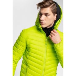 Kurtka puchowa męska KUMP100 - soczysta zieleń. Kurtki męskie marki 4f. Za 499.99 zł.