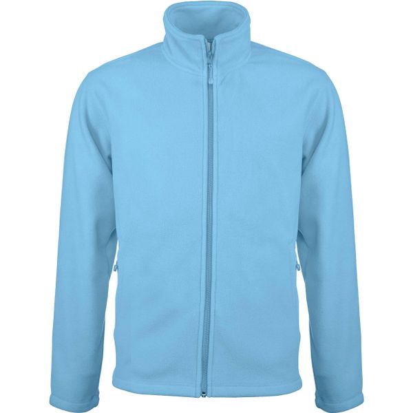 Kurtka z mikropolaru z zamkiem błyskawicznym Kariban Falco. Niebieskie kurtki męskie KARIBAN, m, bez wzorów, bez ramiączek, bez kaptura. Za 144.50 zł.