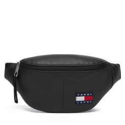 Saszetka nerka Tommy Jeans. Czarne saszetki męskie Tommy Jeans, bez wzorów, z jeansu, małe. Za 249.99 zł.