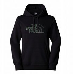 Bluza drew peak light hoodie-tnf black-duck green-l THE NORTH FACE. Czarne bluzy nierozpinane męskie The North Face, l, bez wzorów, bez ramiączek, bez kaptura. Za 331.85 zł.