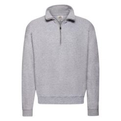 Bluza Rozpinana Unisex Dla Dorosłych Classic Heather. Szare bluzy rozpinane męskie Fruit of the Loom, m, bez wzorów, bez ramiączek, bez kaptura. Za 138.99 zł.