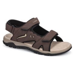 Sandały męskie LOAP Anko brązowe roz. 45. Brązowe sandały męskie LUNA SANDALS, bez zapięcia. Za 222.99 zł.