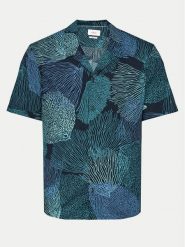 S.Oliver Koszula 2143563 Niebieski Slim Fit. Niebieskie koszule męskie S.Oliver, m, bez wzorów, z wiskozy, bez kołnierzyka, bez ramiączek. Za 189.99 zł.