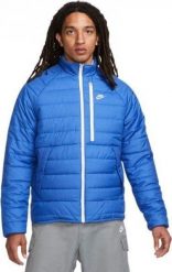 Kurtka męska Nike TF Rpl Legacy Puffer niebieska r. S. Niebieskie kurtki męskie Nike, m, bez wzorów, bez ramiączek, bez kaptura. Za 435.84 zł.