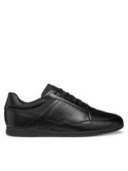 Geox Sneakersy U Renan U554GC 000FF C9999 Czarny. Czarne buty sportowe na co dzień męskie Geox, m, bez wzorów, ze skóry, bez ramiączek, bez kaptura. Za 389.99 zł.