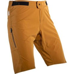 Spodenki rowerowe (+spodenki kolarskie z pampersem w zestawie) LEATT Shorts MTB. Brązowe szorty sportowe męskie LEATT, bez wzorów, sportowe. Za 329.99 zł.